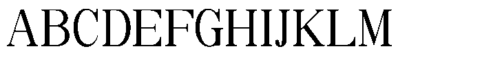 Soffline Condensed Font UPPERCASE