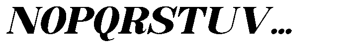 Soffline Expanded Black Italic Font UPPERCASE