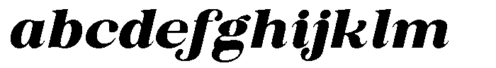 Soffline Expanded Black Italic FONT