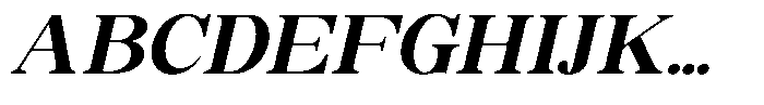 Soffline Expanded Bold Italic Font UPPERCASE