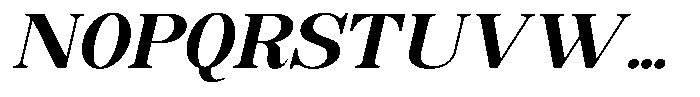 Soffline Expanded Bold Italic Font UPPERCASE