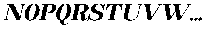 Soffline Expanded Extra Bold Italic Font UPPERCASE