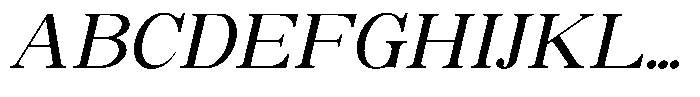 Soffline Expanded Italic Font UPPERCASE