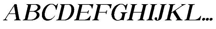 Soffline Expanded Medium Italic Font UPPERCASE