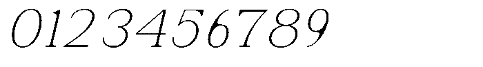 Soffline Expanded Thin Italic Font OTHER CHARS