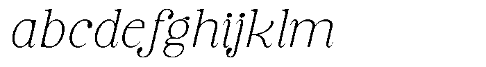 Soffline Expanded Thin Italic FONT