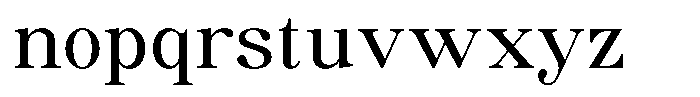 Soffline Expanded Font LOWERCASE