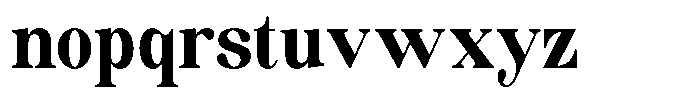 Soffline Extra Bold Condensed Font LOWERCASE