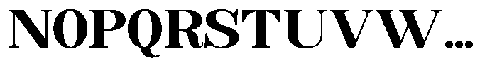Soffline Extra Bold Expanded Font UPPERCASE