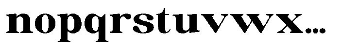 Soffline Extra Bold Extra Expanded Font LOWERCASE