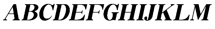 Soffline Extra Bold Italic Font UPPERCASE
