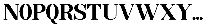 Soffline Extra Bold Semi Condensed Font UPPERCASE