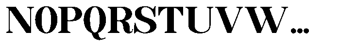 Soffline Extra Bold Semi Expanded Font UPPERCASE