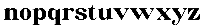 Soffline Extra Bold Semi Expanded Font LOWERCASE