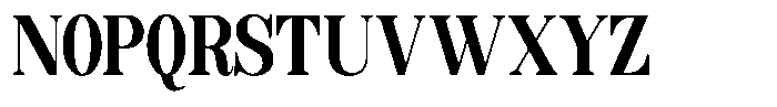 Soffline Extra Bold Ultra Condensed Font UPPERCASE