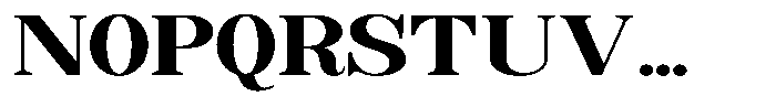 Soffline Extra Bold Ultra Expanded Font UPPERCASE