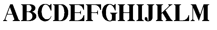 Soffline Extra Bold Font UPPERCASE