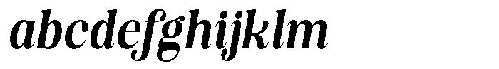 Soffline Extra Condensed Bold Italic FONT