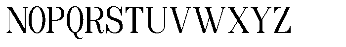 Soffline Extra Condensed Font UPPERCASE
