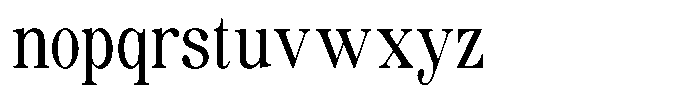 Soffline Extra Condensed Font LOWERCASE