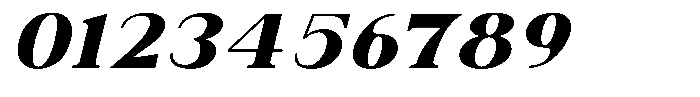 Soffline Extra Expanded Black Italic Font OTHER CHARS