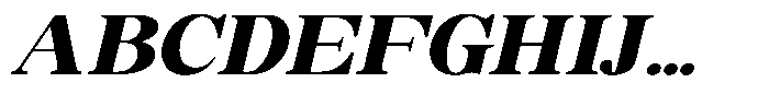Soffline Extra Expanded Black Italic Font UPPERCASE