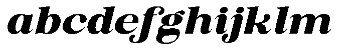 Soffline Extra Expanded Black Italic FONT