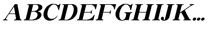 Soffline Extra Expanded Bold Italic Font UPPERCASE