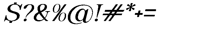 Soffline Extra Expanded Italic Font OTHER CHARS