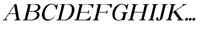 Soffline Extra Expanded Italic Font UPPERCASE