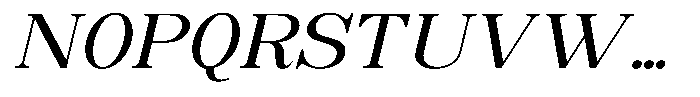 Soffline Extra Expanded Italic Font UPPERCASE