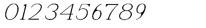 Soffline Extra Expanded Thin Italic Font OTHER CHARS