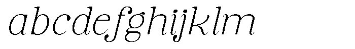 Soffline Extra Expanded Thin Italic FONT