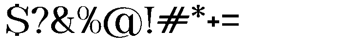 Soffline Extra Expanded Font OTHER CHARS