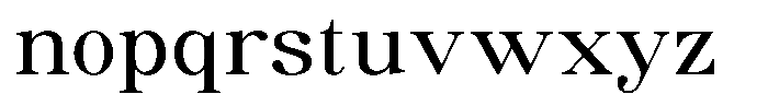 Soffline Extra Expanded Font LOWERCASE