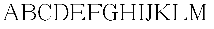Soffline Extra Light Expanded Font UPPERCASE