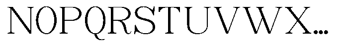 Soffline Extra Light Expanded Font UPPERCASE