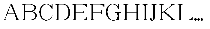 Soffline Extra Light Extra Expanded Font UPPERCASE
