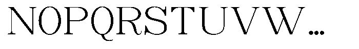 Soffline Extra Light Extra Expanded Font UPPERCASE