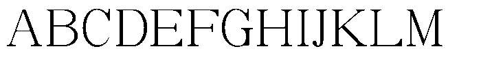 Soffline Extra Light Semi Expanded Font UPPERCASE