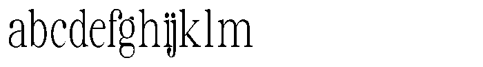 Soffline Extra Light Ultra Condensed FONT