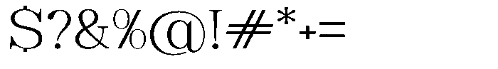 Soffline Extra Light Ultra Expanded Font OTHER CHARS