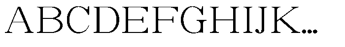 Soffline Extra Light Ultra Expanded Font UPPERCASE