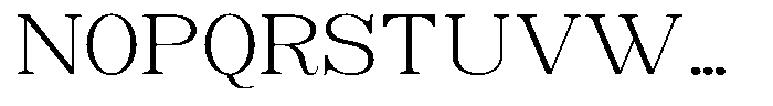 Soffline Extra Light Ultra Expanded Font UPPERCASE