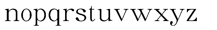 Soffline Extra Light Ultra Expanded Font LOWERCASE