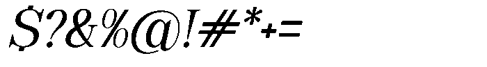 Soffline Italic Font OTHER CHARS