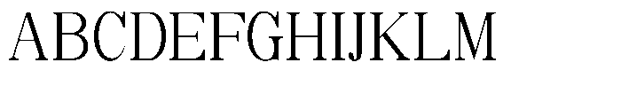 Soffline Light Condensed Font UPPERCASE