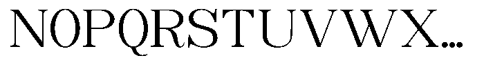 Soffline Light Expanded Font UPPERCASE