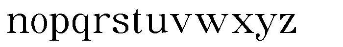 Soffline Light Expanded Font LOWERCASE