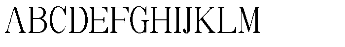 Soffline Light Extra Condensed Font UPPERCASE